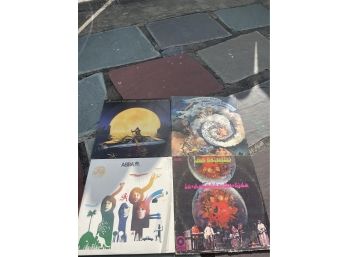 Lot Of 4 Vinyl Records- Iron Butterfly- Abba- Jackson Browne Etc