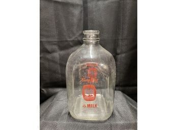 Old Glass Milk Bottle