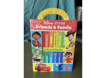 Disney Pixar - Toy Story, Cars, Coco, And More! Friends And Family: My First Library Board Book Block 12-Book