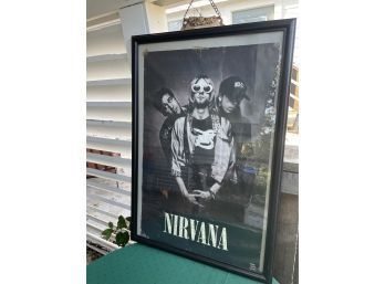 1993 Nirvana Portrait By Funky In Frame