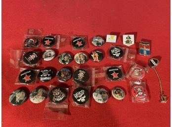 Lot Of Mini Buttons And Pins