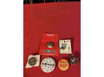 Lot Of Pins And Buttons