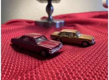2 Vintage Yatming Diecast Cars