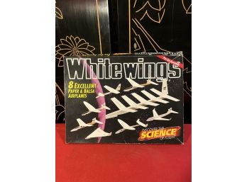 Vintage White Wings 6 Balsa/Fiber Airplanes Pre-Cut Kit