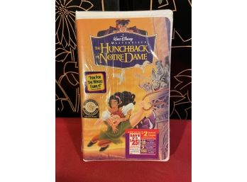 Sealed VHS Of The Hunchback Of Notre Dame