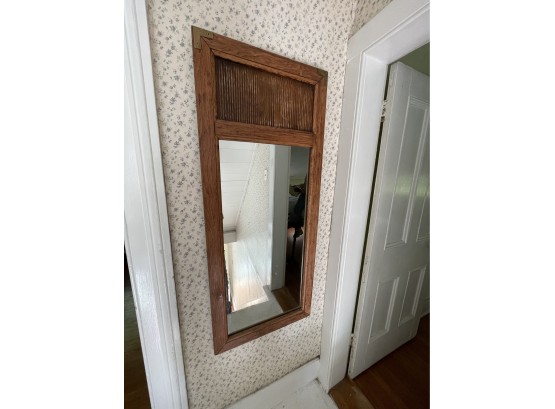 Solid Oak Wall Mirror