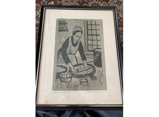 Constantine Kermes Dumpling Maker 65 Framed Art