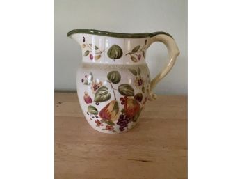 Floral Water Pitcher