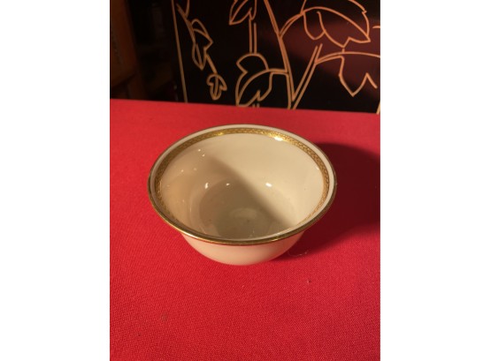 Gold Rimmed Small Lenox Bowl