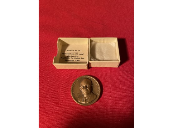 Dwight D. Eisenhower Presidential Bronze Medal 1.25 Presidential Art Medal 1962