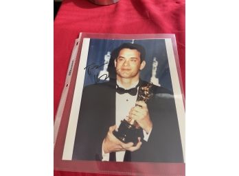 Autograph Photo Of Tom Hanks
