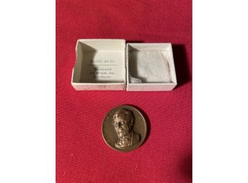 Abraham Lincoln Presidential Bronze Medal 1.25 Presidential Art Medal 1962