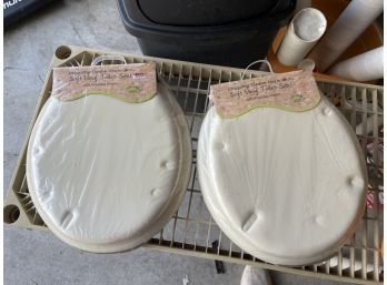 2 Sealed Soft Vinyl Toilet Seat Covers - Your Butt Deserves These!