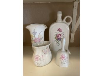 4 Piece Floral China Lot