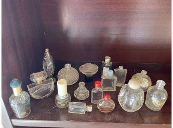 Assorted Art Deco Perfume/Cologne Mini-bottles - Lot Of 16