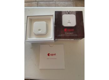 August Connect - Secure Remote Access To Your Home - W/ Box