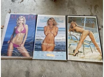 3 Magazine Posters - Carmen Electra, Maxim, Sports Illustrated