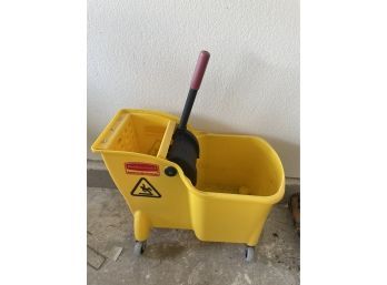 Yellow Janitorial Bucket