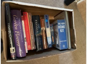 Books Box Lot - Home Kit, Etc.