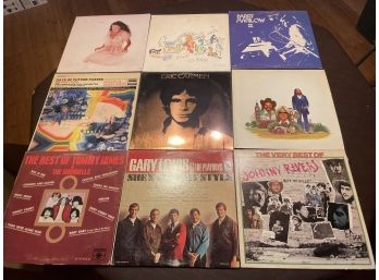 Lot Of 9 LPs - Crosby, Stills & Nash, Rita Coolidge, Greatest Hits, Etc.