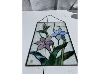 Wall Hanger Stained Glass Floral