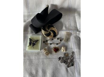 Lot Of Jewelry And Belt