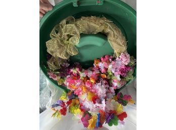 Seasonal Wreath In Plastic Wreath Box