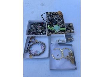 Lot Of Beaded Jewelry/charms
