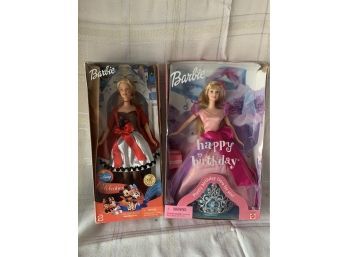 Two Sealed Barbie Dolls