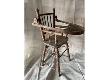 Vintage Wood Doll Chair- As Is