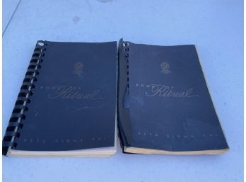 Pair Of Vintage Book Of Rituals Beta Sigma Phi
