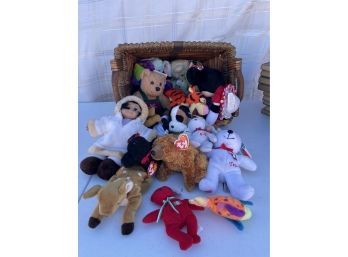 Lot Of TY Beanie Babies And Plush Toys