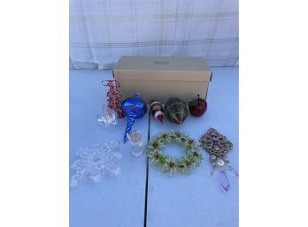 Lot 2 Of Christmas Ornaments