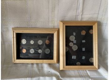 Two Framed Coins- Face Value