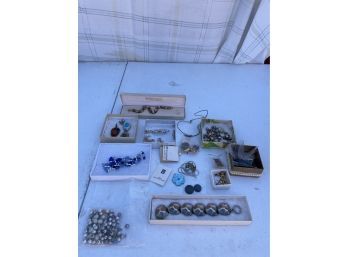 Lot Of Costume Jewelry- Some Sterling
