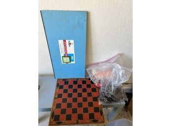 Lot Of Assorted Loose Game Boards And Pieces