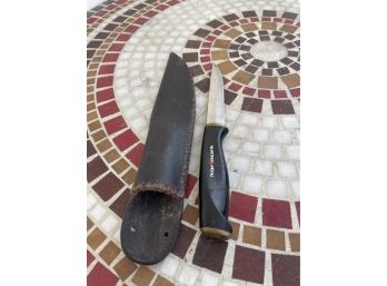 Vintage Normark Fillet Knife  Puukko Knife Made In Finland  Fiskars Stainless Steel Blade With Original Leat