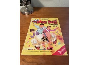 Herbie The Love Bug Coloring Book 1969