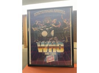 The Who 1982 Tour Schlitz Beer Poster