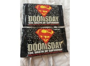 2 Sealed 1992 Doomsday The Death Of Superman Packs