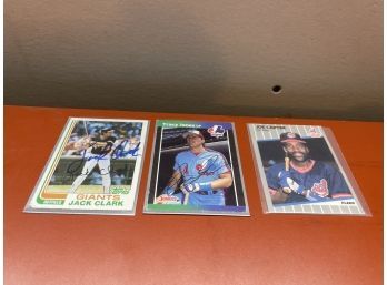 Lot Of 3 MLB Autographed Baseball Cards Lot 9