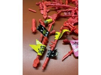 Assorted Action Figure Accessories - TMNT Red