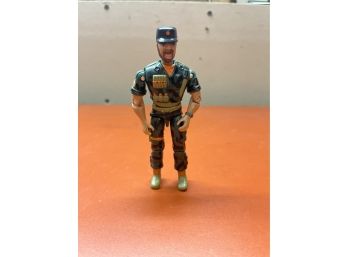 1986 Lanard The Corps! Green Camo Soldier Uniform With Hat Toy Figure