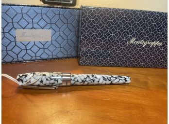 Montegrappa Fortuna Mosaico Resin Stainless Steel Fountain Pen