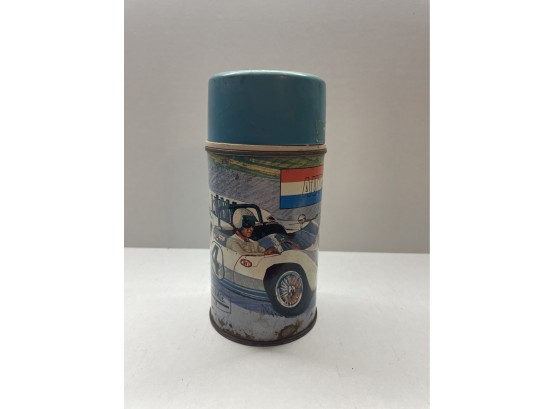 1967 Auto Race Thermos Bottle