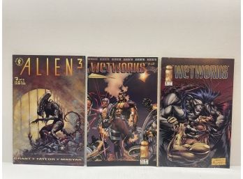 3 Comics: Alien, WetWorks