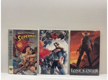 3 Comic Novels: Batman Vs Superman, Superman, Lone Ranger