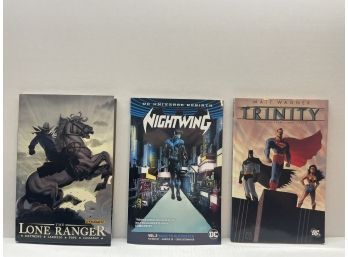 3 Comics: The Lone Ranger, Nightwing, Trinity