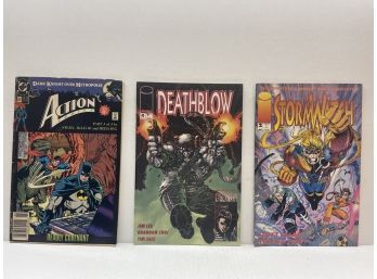 3 Comics: Action Comics, Deathblow, Stormwatch