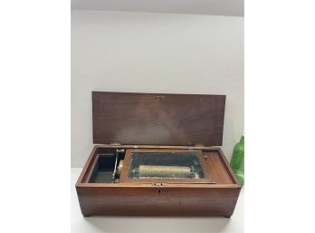 Early French Wood Music Box